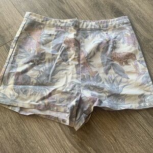 Safari/Jungle High Waisted Shorts Size 10